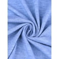 thumbnail image 5 of INSPIRE CHIC Women's Pajamas Button Down Sleepwear Short Sleeve Top with Shorts Casual Lounge Sets M Blue, 5 of 6