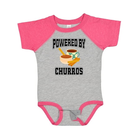 

Inktastic Powered by Churros and Chocolate Gift Baby Boy or Baby Girl Bodysuit