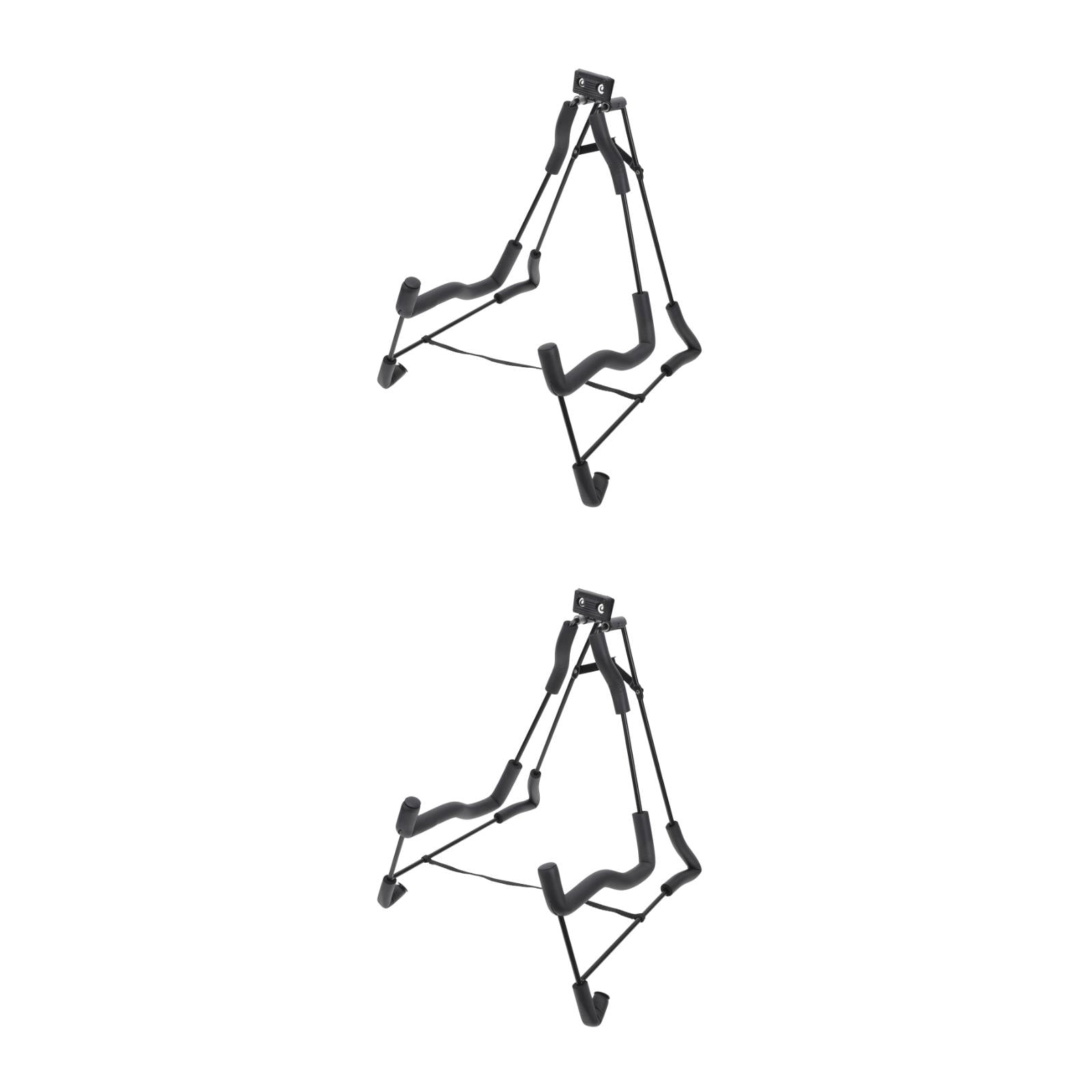 LABRIMP A-Shaped Guitar Holder Iron with Sponge for Instruments 2Pcs