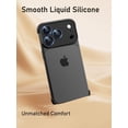 thumbnail image 2 of Funda Losin iPhone 17 Pro Max Sin Marco con Bumper de Silicona Negra, 2 of 8