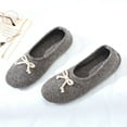 thumbnail image 6 of DODOING Women's Memory Foam Slippers House Shoes Breathable Ballerina Cotton Slippers Anti-Skid House Slippers Shoe, 6 of 8