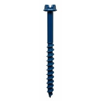 Simpson Strong-Tie Titen Turbo TNT25234HC75 Screw Anchor, 1/4 in Dia, 2-3/4 in L, Carbon Steel, Hex Head, 75/PK