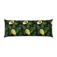thumbnail image 2 of Lsque Fresh Avocados Body Pillow Case Cover,Ultra-Soft Microfiber Bed Pillow Cases 20x54 inches,Elegant Bedding,Breathable Durable Pillow Cover with Envelope Closure, 2 of 8