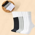 thumbnail image 3 of 10 Pairs Women Cotton Crew Socks - Breathable Thin Dress Socks for Business & Casual, Soft Comfort Above Ankle Wear Women's Pilates elite, 3 of 9