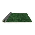 thumbnail image 2 of Ahgly Company Indoor Square Abstract Emerald Green Modern Area Rugs, 8' Square, 2 of 4