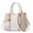White, variant on Elegant Ladies Handbags Fashion Shoulder Bags Purses and Handbags for Wome Embroidery Top Handle Satchel Fashion Ladies Shoulder Bag Tote Purse Messenger