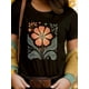 thumbnail image 1 of Camiseta Para Mujer De Verano Cuello Redondo1pc, Beautiful Flowers, Valentine'S Day, Women'S T-shirt, Short Sleeved, Comfortable and Breathable,Camisetas de verano para mujer, manga corta, cuello re, 1 of 7