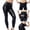 Black, variant on Ladies Leather Pants Button Style High Waist Leather Pants High Elastic Skinny Leggings S Fit Stretchy Leather Pants Leather like Pants High Waist Straight Leg Pant Zipper Leggings plus Size Women