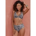 thumbnail image 3 of LASCANA Women's Animal Print High Waist Bikini Swimsuit Bottom, 3 of 6