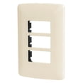 thumbnail image 1 of PLACA 3 VENTANAS PLASTICA MARFIL ITALIANA VOLTECK 48090 VOLTECK PPTR-I, 1 of 2