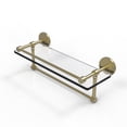 thumbnail image 2 of Prestige Skyline Collection Gallery Glass Shelf with Towel Bar - Venetian Bronze / 16 Inch, 2 of 2