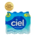 thumbnail image 1 of Agua Ciel purificada 8 botellas de 600 ml c/u, 1 of 1