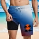thumbnail image 4 of Pantalones Cortos Casuales para Hombre Imprimir con Bolsillos Pantalones de Playa de Cintura Elástica, Pantalones Cortos de Cintura Elástica para Hombre, 4 of 5