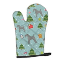 Christmas Kerry Blue Terrier Oven Mitt