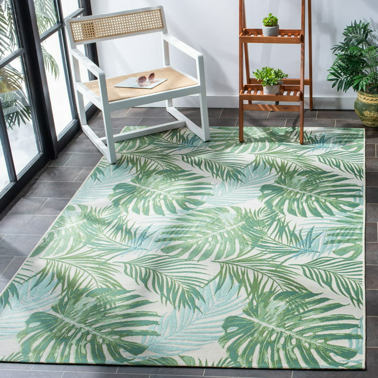 Safavieh Barbados Tropical Palm Leaves, Tropical Pattern Area Rugs