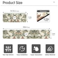 thumbnail image 3 of Yayeee Faucet Mat for Kitchen Sink 14.7" Diatomite Long Splash Guard Pad, Green Mountain Pattern, 2 Pack, 3 of 7