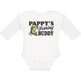 thumbnail image 3 of Inktastic Pappy's Fishing Buddy Boys Long Sleeve Baby Bodysuit, 3 of 5