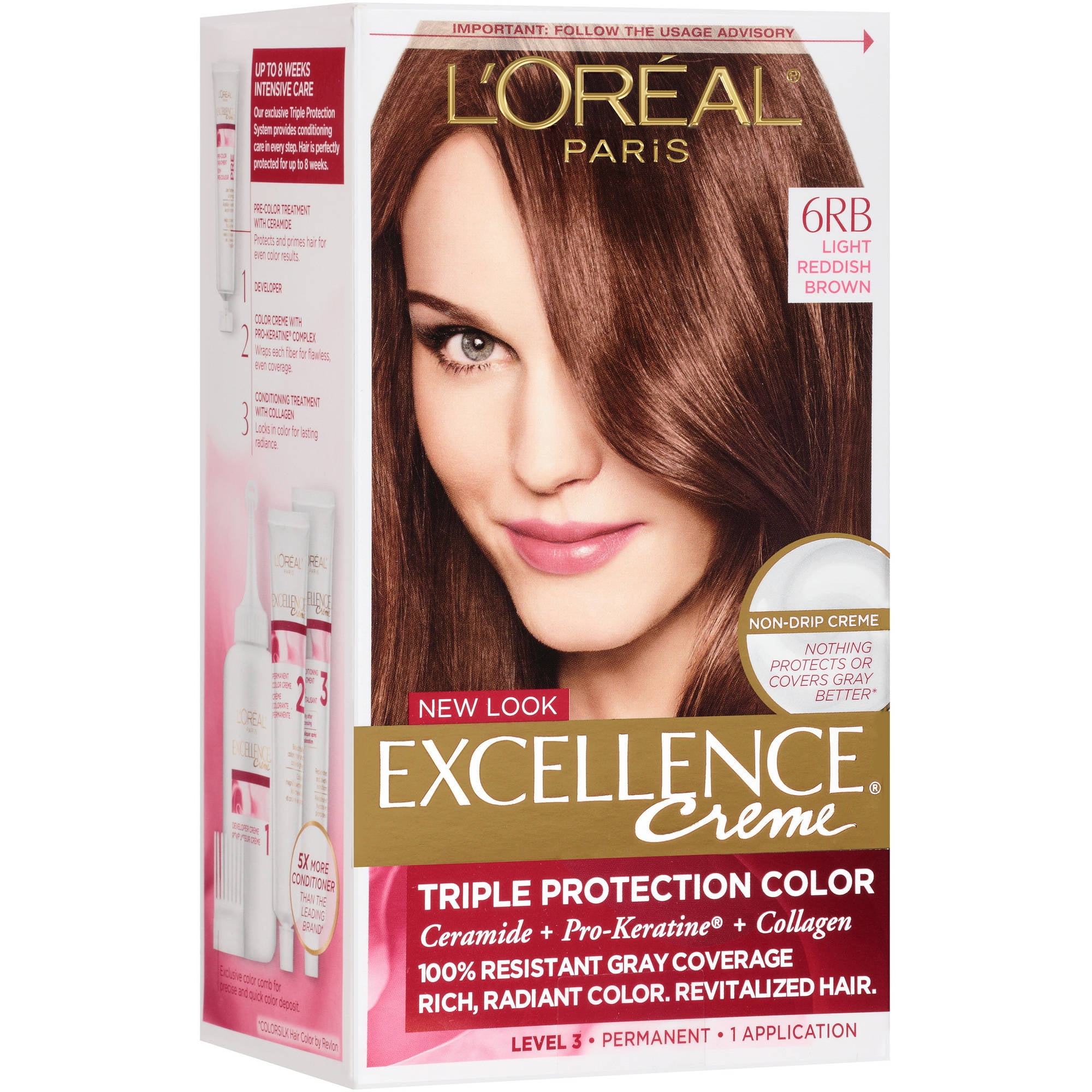 LOreal Paris Excellence Creme Hair Color 5 Medium Brown 1 Kit