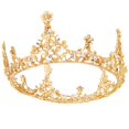 thumbnail image 1 of Princess Tiara Dainty Elegant: Flower Rhinestone Wedding Tiara Bride Party Crown, 1 of 10