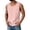 Pink, variant on LRGSHF Men's Tank Top, Crew Neck Sleeveless Shirt, Loose Fit Solid Color Casual Summer Beach Vest Lightweight Gym Workout Shirts