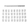 thumbnail image 2 of Punzón De Estampado Del Alfabeto Kit de letras digitales DIY de 36 piezas Mini duradero para herramienta de artesanía de cuero 6 mm Ndcxsfigh  Libre de BPA, 2 of 7