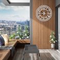 thumbnail image 4 of Utopia Alley CL39WW 24 in. dia. Manhattan Industrial Analog Wall Clock; White, 4 of 10