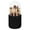 Black, variant on JessLab Makeup Brush Holder Organizer with Lid, 360° Rotatable Cosmetic Organizer, White