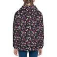 thumbnail image 6 of Pofeuu Daisies Flowers Print Teenage Zipper Hoodie Sweatshirts Hooded Casual Jackets With Pocket For Boys Girls-Medium, 6 of 6