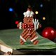 thumbnail image 3 of Pequeña escultura colgante de hombre de jengibre, regalo personalizado para personas, árbol de Navidad, hogar, oficina, coche, decoración de jardín con cuerda (cocina con tenedor), 3 of 4