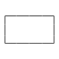 LEORX Projector Screen Foldable Polyester 1Pack for Home Theater