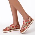 thumbnail image 5 of Sandalias boca de pescado Sandalias planas para mujer Sandalias de playa Wmkox8yii  nm3989, 5 of 5