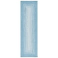 thumbnail image 2 of SAFAVIEH Braided Evangeline Bordered Machine Washable Reversible Area Rug, Aqua, 7' x 7' Round, 2 of 10