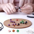thumbnail image 1 of HAMPPLIES 500Pcs Assorted Color Resin Beads Round Loose Beads Perfect for Jewelry and Craft Making, 1 of 6