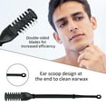 thumbnail image 5 of ZPAQI 360° Rotating Nasal Hair Cutter 2 in 1 Manual Nose Hair Trimmer Ear Pickers, 5 of 20