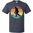 thumbnail image 3 of Inktastic Hockey Player Retro Sunset T-Shirt, 3 of 5