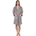 thumbnail image 1 of TowelSelections Women's Robe, Plush Fleece Short Spa Bathrobe, 1 of 2