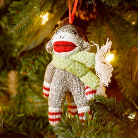 Midwest CBK Sock Monkey With Antlers Christmas Ornament - Walmart.com - Midwest CBK Sock Monkey With Antlers Christmas Ornament - Walmart.com