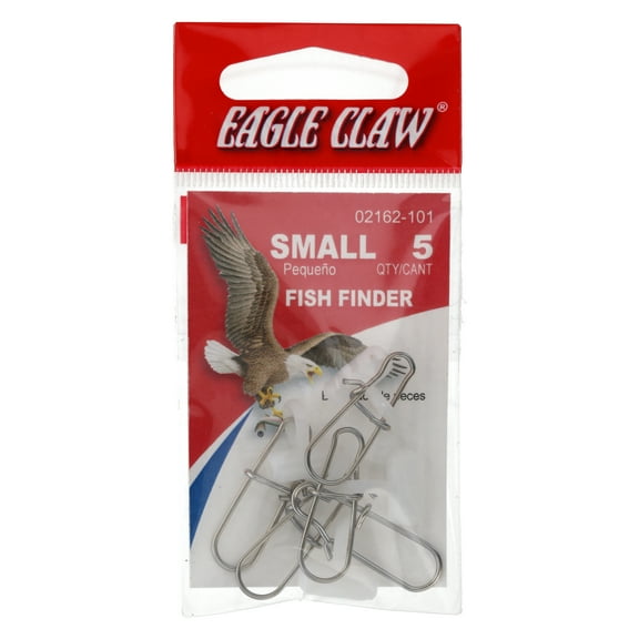 Eagle Claw Fish Finder Swivel Small White 5 Pack , 02162-101