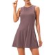 thumbnail image 1 of TFixol Conjunto de vestido y pantalones cortos de tenis para mujer, vestido sin mangas con, 1 of 8