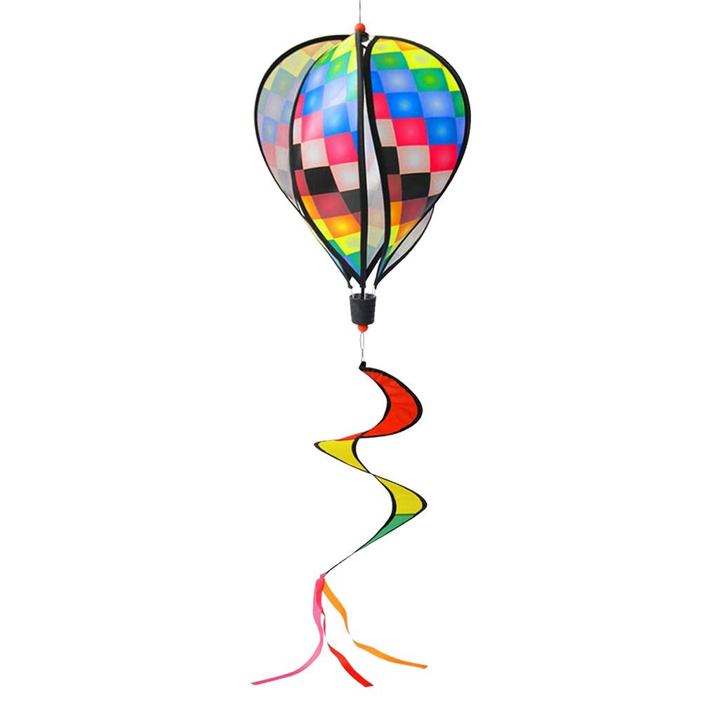 DIY Hot Air Balloon Wind Spinner Garden Wind Twister Yard Decoration