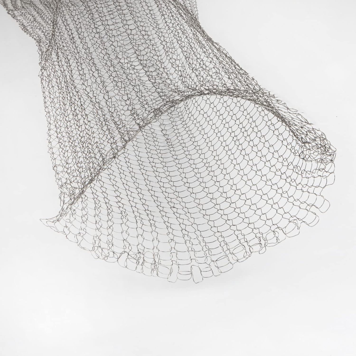 2 Pcs Stainless Steel Mesh Roll Wire, Mesh Hole Fill Fabric Mesh Gap Blocker, Flexible Woven Mesh for Garden House and DIY Project Accessories( 5" x 20 ft )