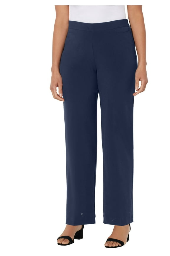 Women's Plus Size Petite Refined Pull-On Pant