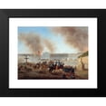 thumbnail image 2 of Gustave Boulanger 14x12 Black Modern Framed Museum Art Print Titled - Episode of the Town, Place De La Concorde (1871), 2 of 5