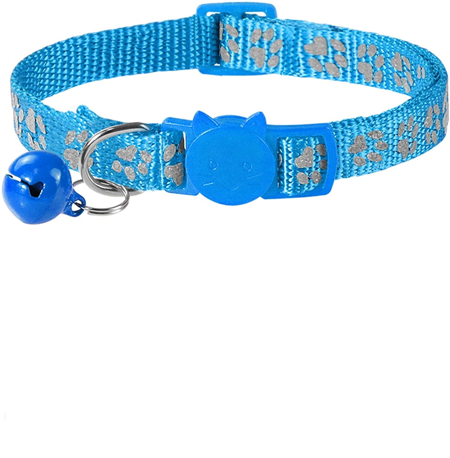 light blue kitten collar