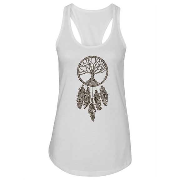 Dreamcatcher With Tree Tank Women -Image by Shutterstock, Female Large