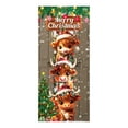 thumbnail image 1 of Couverture de Porte Mignonne Bannière Vache pour Porte d'Entrée Tissu de Couverture Bannière Suspendue pour Porte Fournitures de Fête Intérieures et Extérieures Bannière Chien Vierge Drapeau Rond d'Anniversaire Drapeau Maison Mât en Bois Drapeau Canadien 4x6, 1 of 4