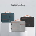 thumbnail image 2 of Qarigey Bolsa para portátil de 13/14/15 pulgadas, organizador Digital electrónico, funda a prueba de golpes, Estuche de transporte Bolsas de mensajero y de hombro Gris 15-16 pulgadas, 2 of 6