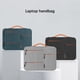 thumbnail image 3 of Bolsa para portátil Qarigey 13 pulgadas funda organizadora electrónica estuche impermeable Gris, 3 of 6