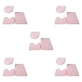 thumbnail image 3 of Wosthever Juego de 3 alfombras de baño de secado rápido con fondo antideslizante Textura Alfombras de baño de fácil limpieza Rosa claro Type2 NO2, 3 of 6
