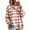 Pink, variant on Womens Sailor Collar Sweater — Striped Knit Pullover Long Sleeve Loose Casual Top for Fall Winter